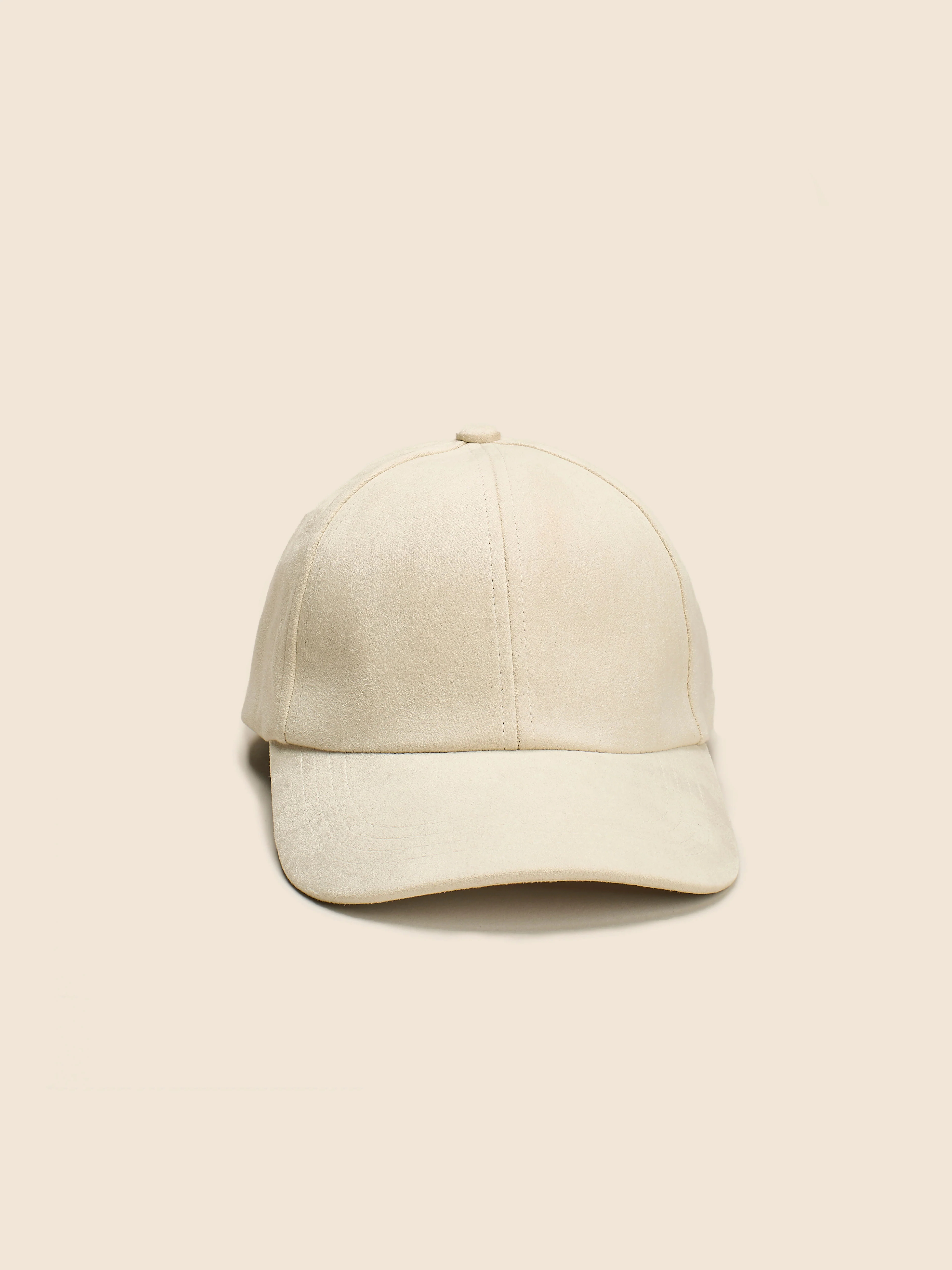 Baseball in suede beige