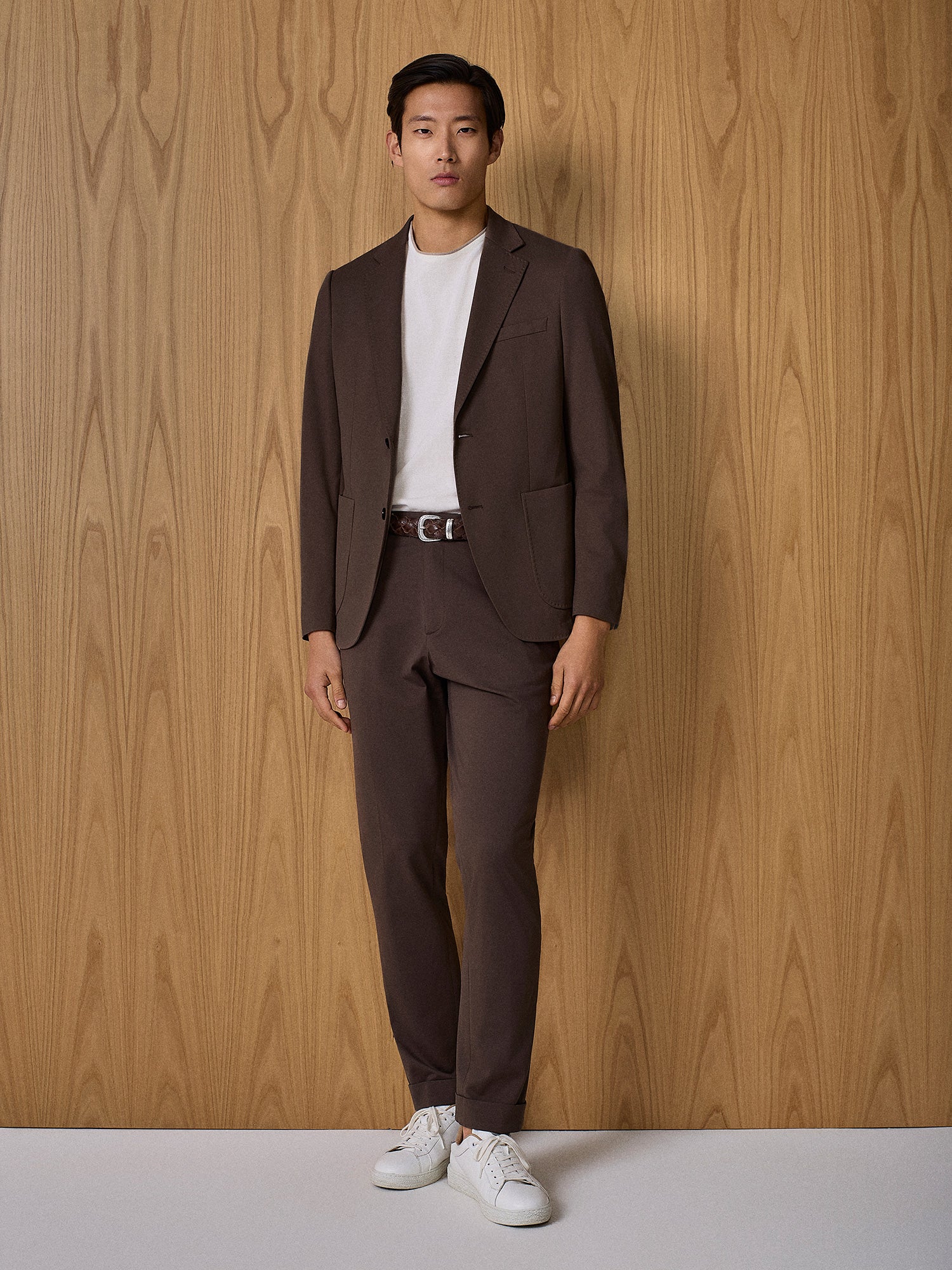 Giacca jersey piquet moro - Image 3