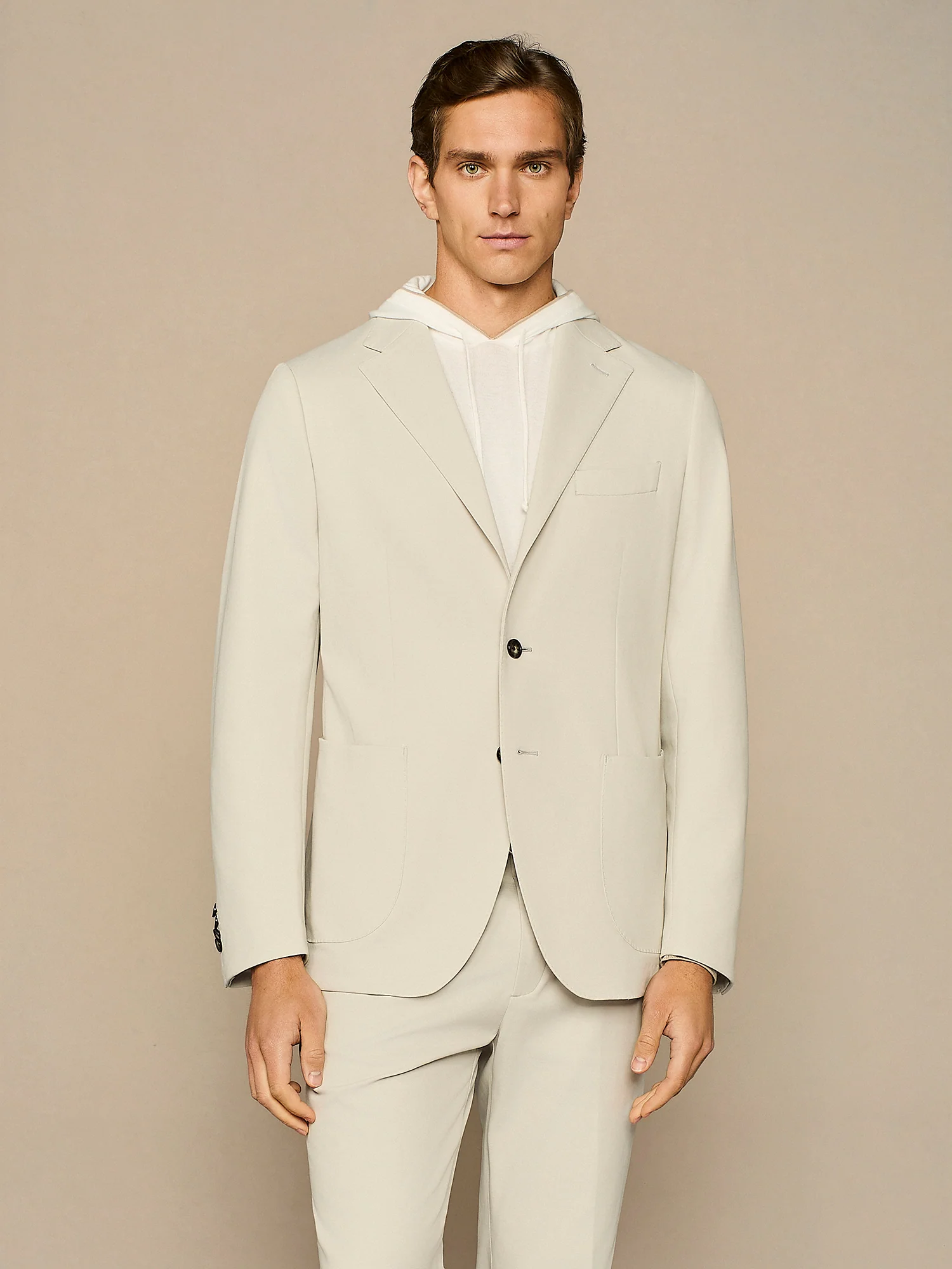 Giacca jersey piquet stone
