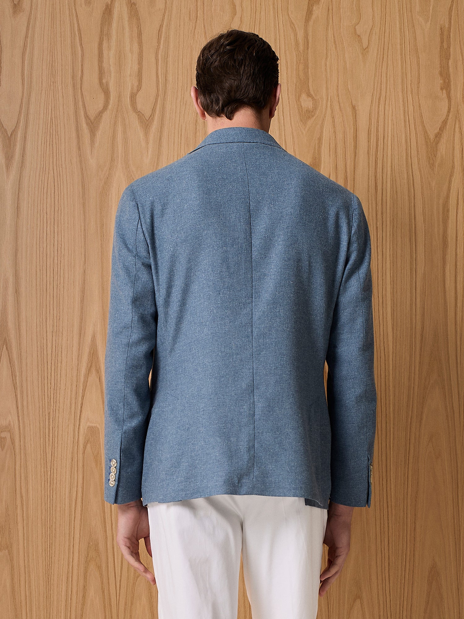 Giacca misto lino cloud - Image 4