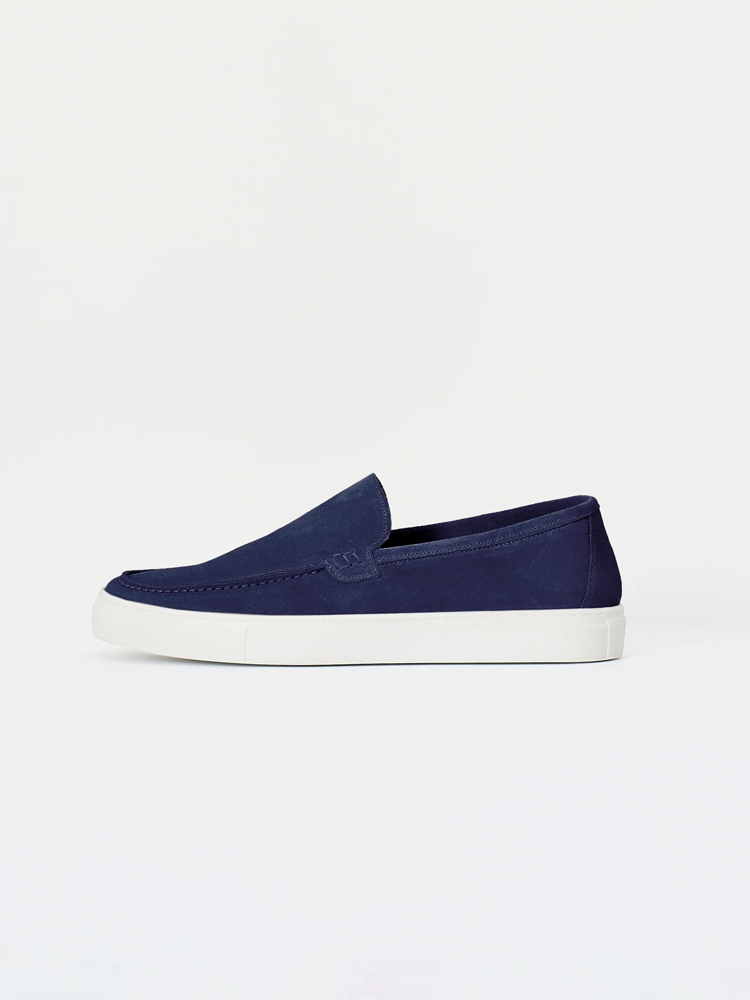 Mocassino slip-on in pelle scamosciata