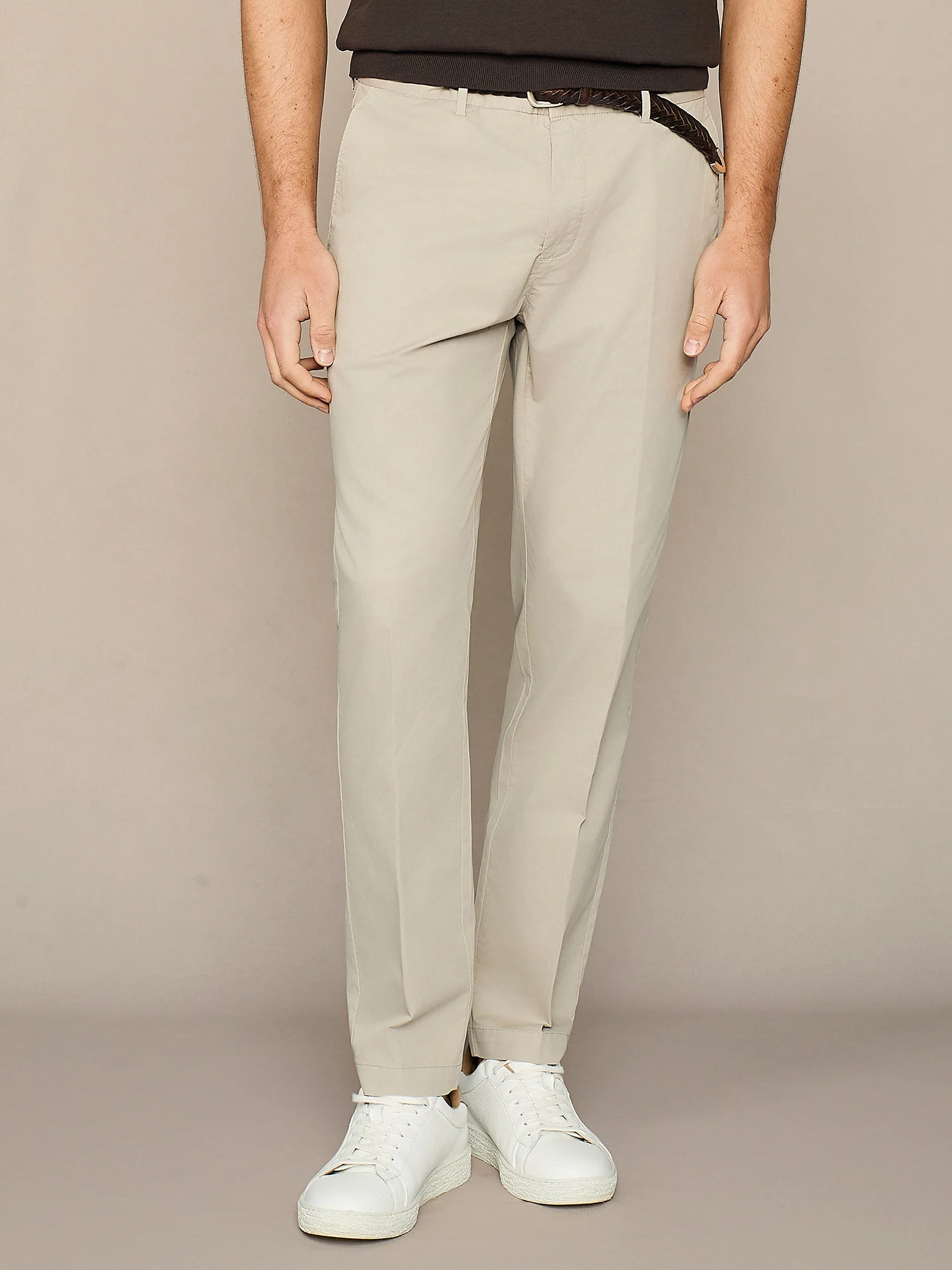 Pantalone chino in cotone burro - Image 2