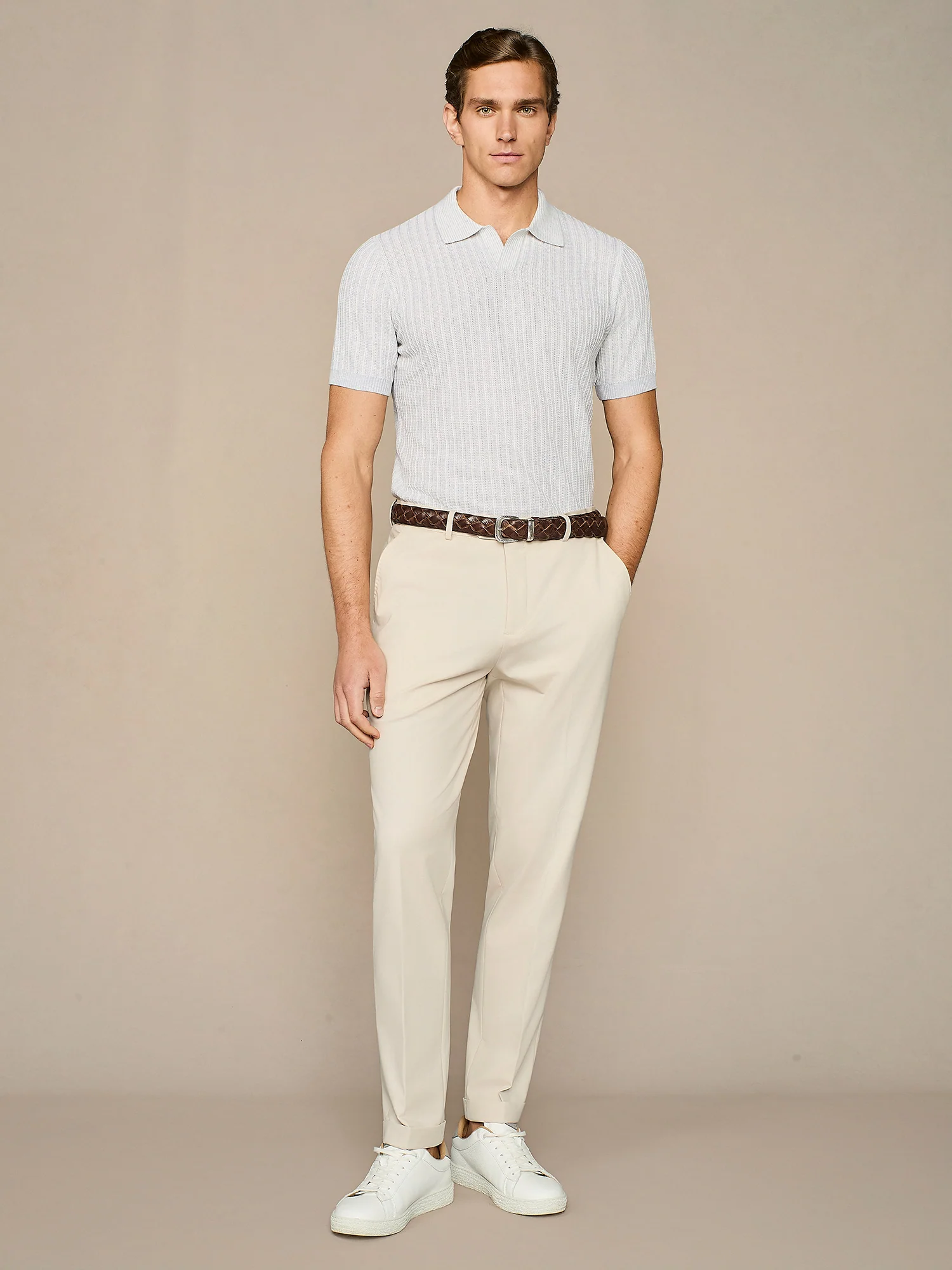 Pantalone jersey burro