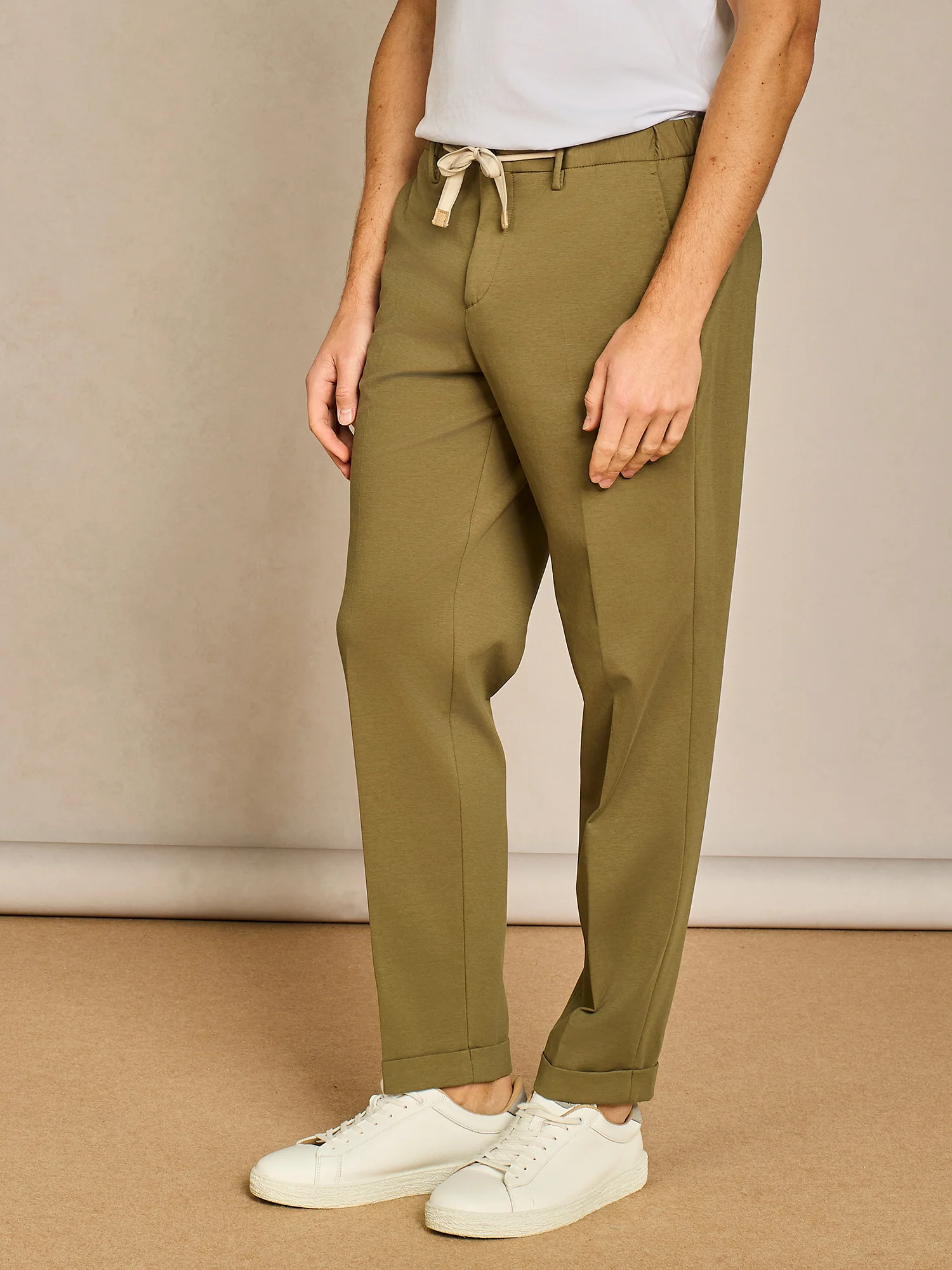 Pantalone laccio jersey verde - Image 3