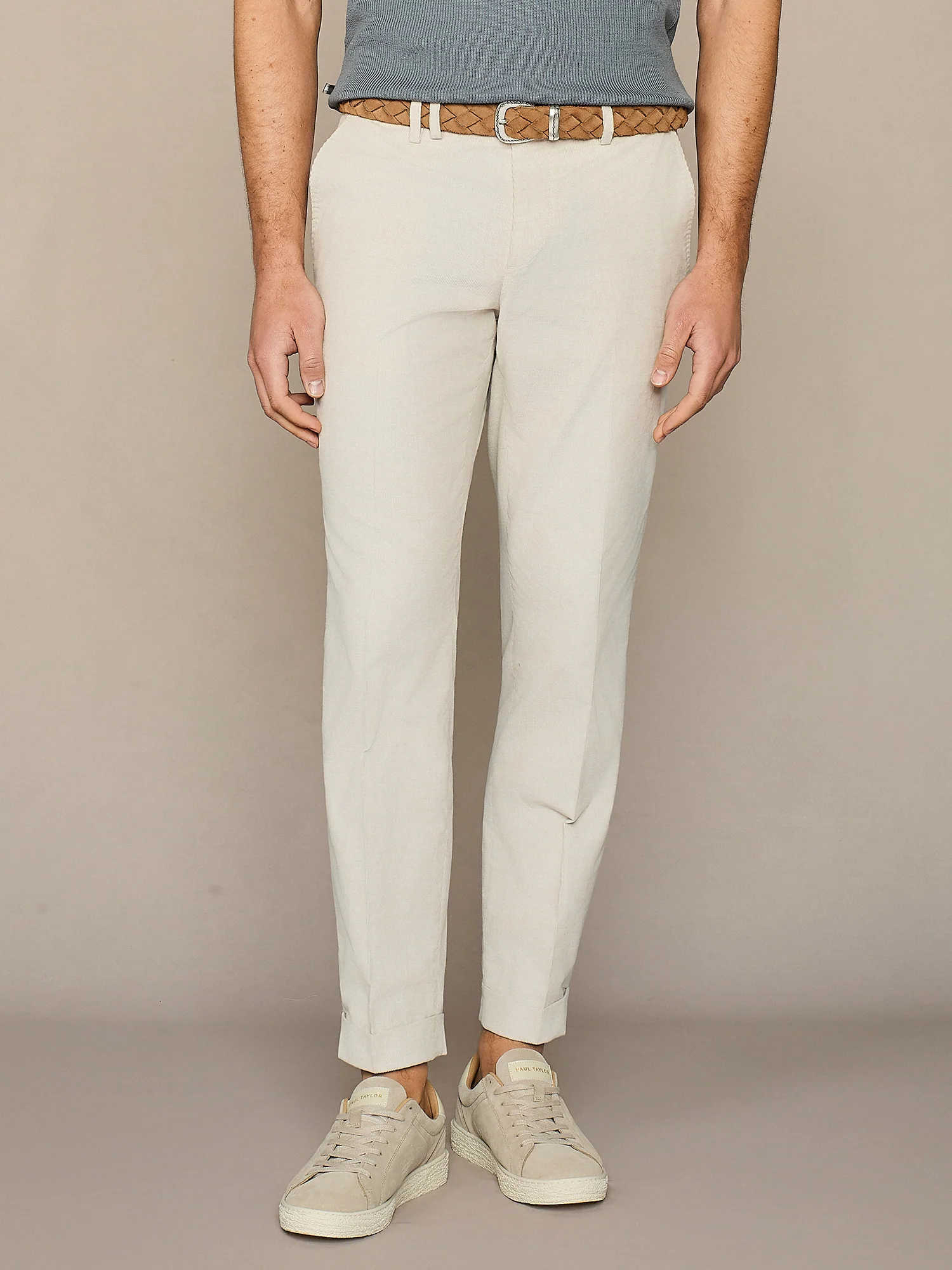 Pantalone sartoriale in velluto burro - Image 2