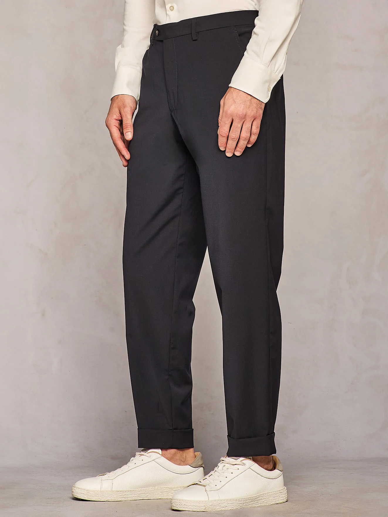Pantalone natural stretch blu - Image 3
