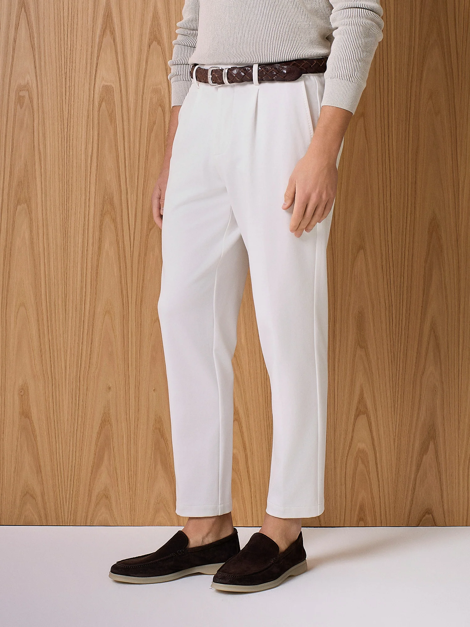 Pantalone jersey cavallery bianco - Image 3