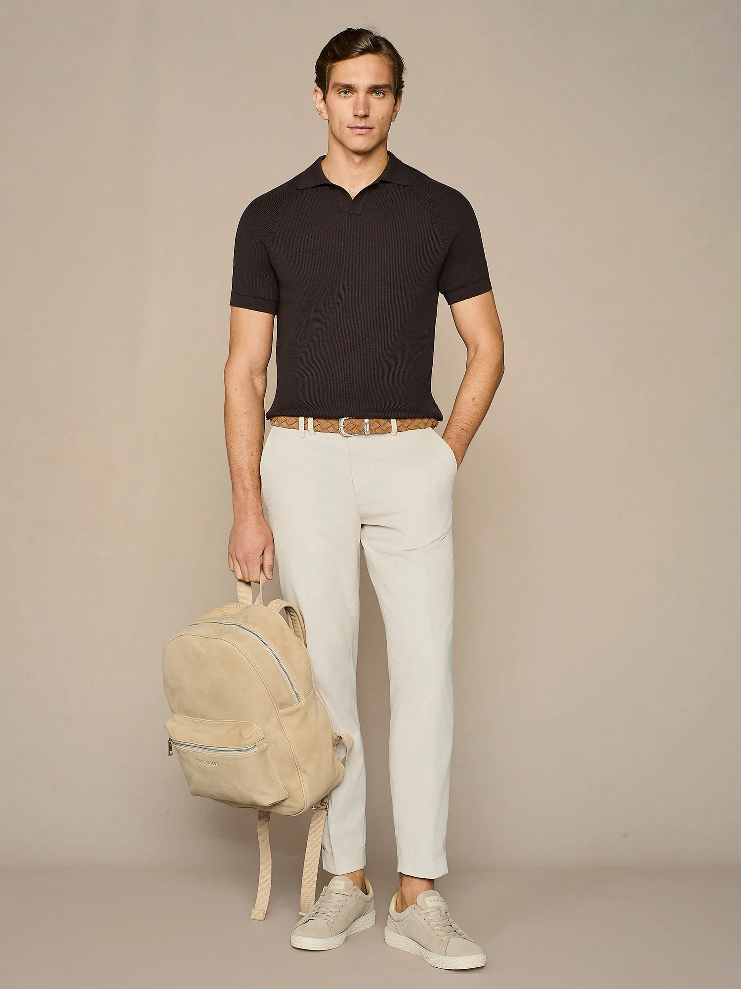 Polo in maglia costa inglese moro - Image 3