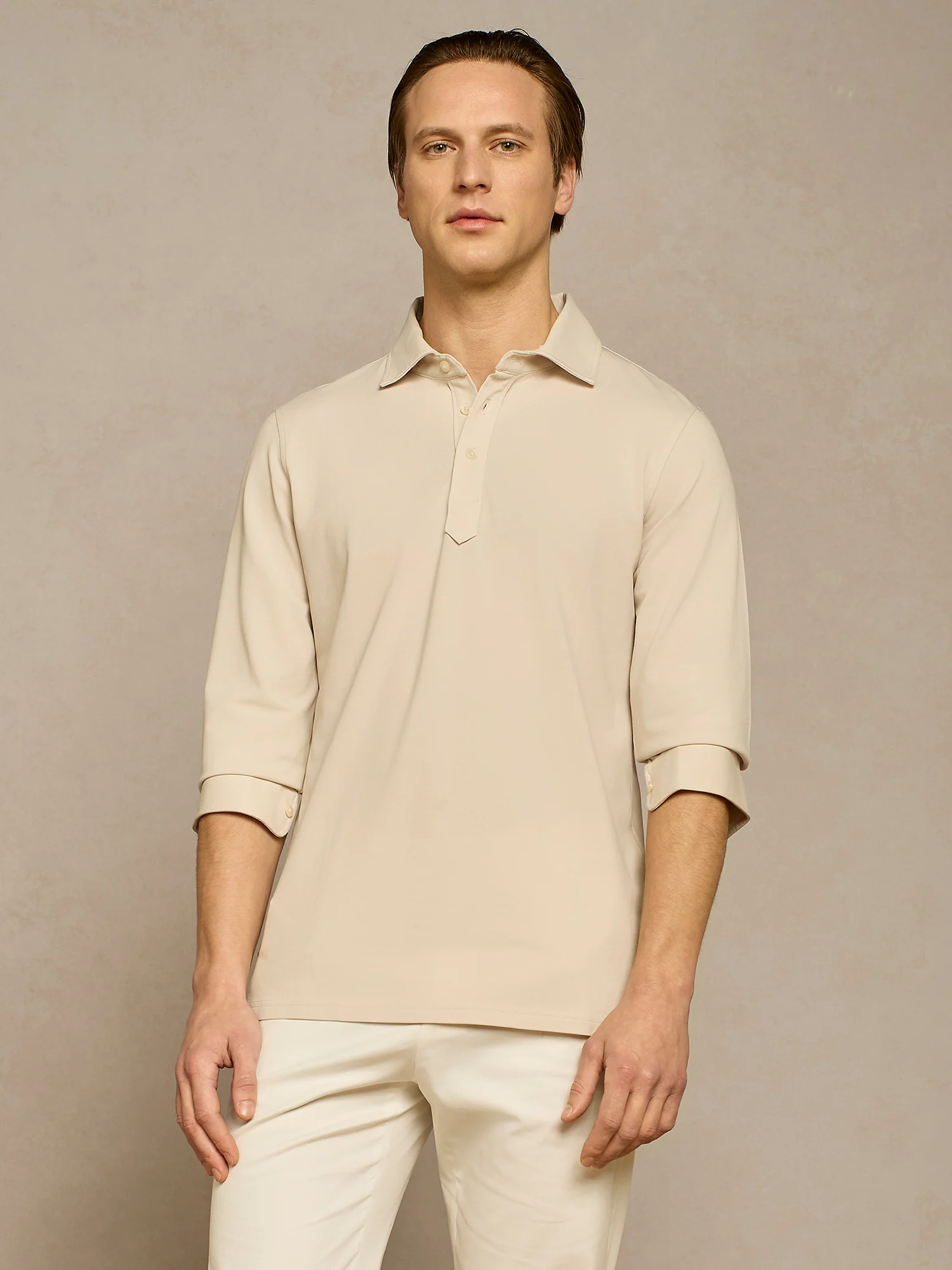 Polo jersey piquet tecnico burro