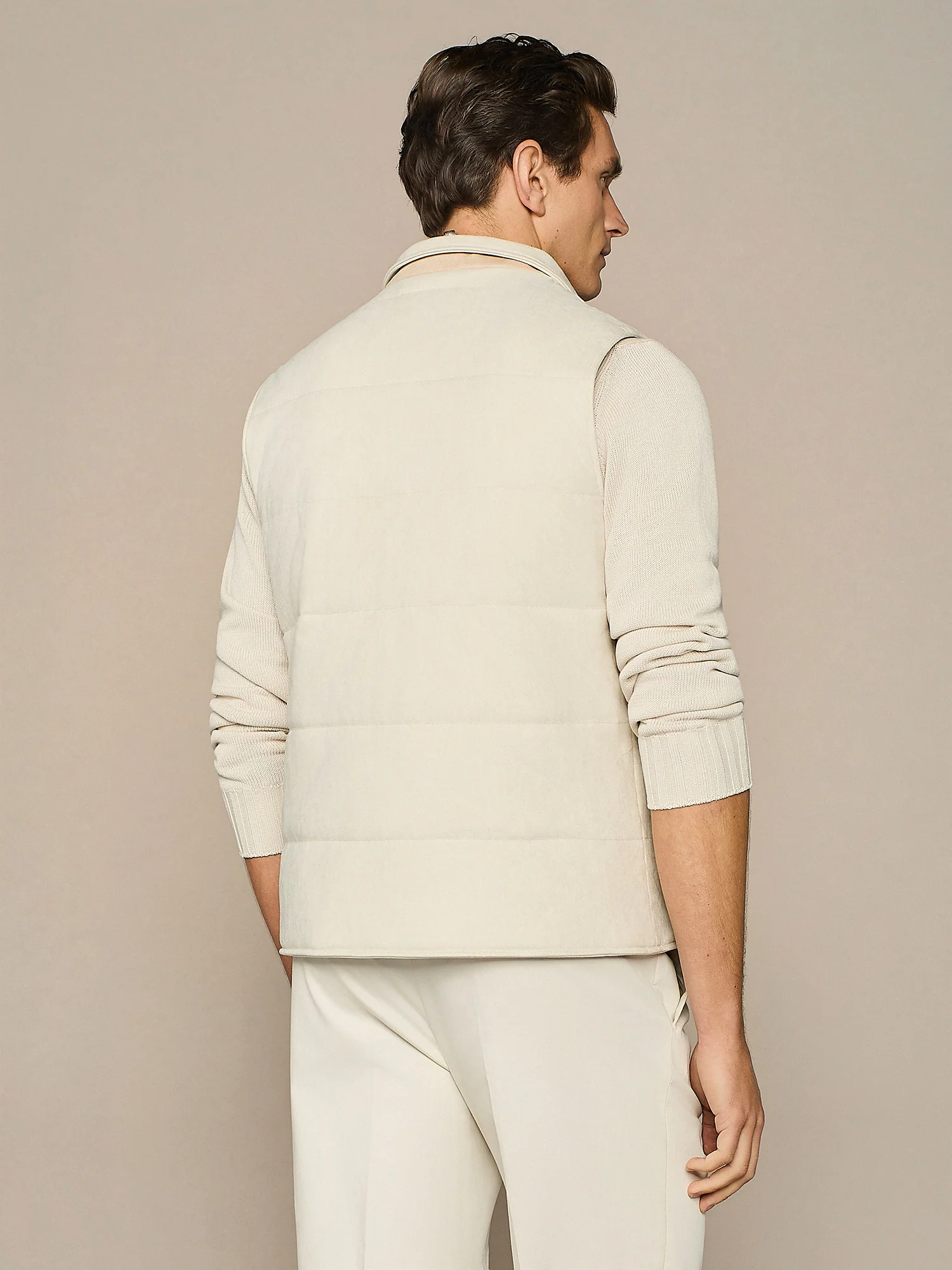 Smanicato eco suede beige - Image 4
