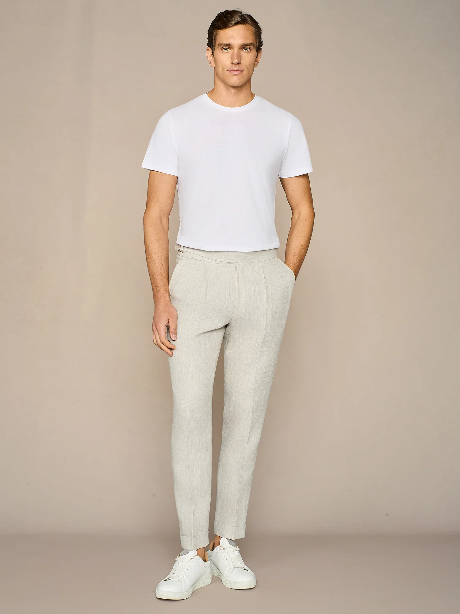 T-shirt in cotone crepe bianco - Image 3