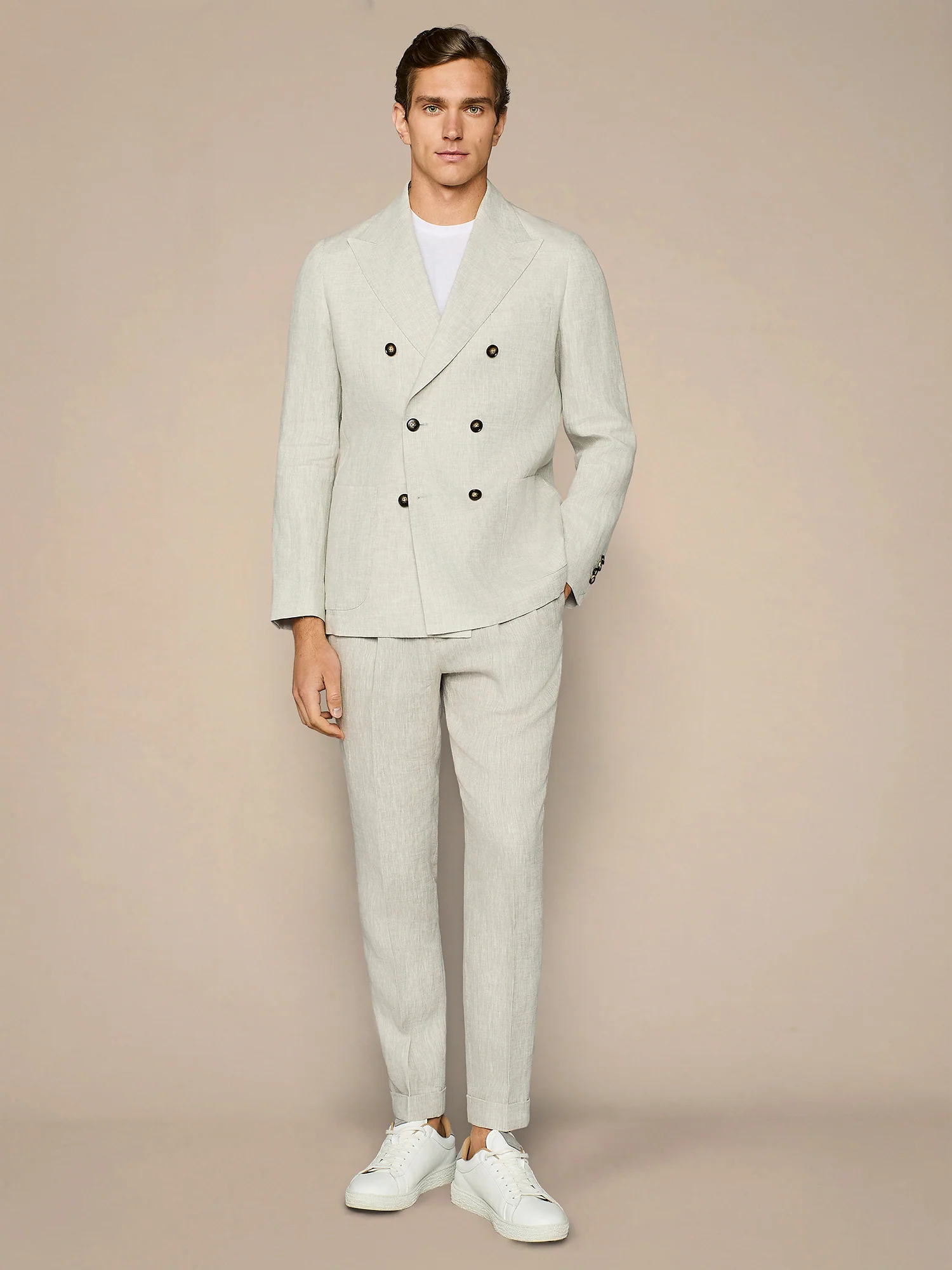 T-shirt in cotone crepe bianco - Image 5