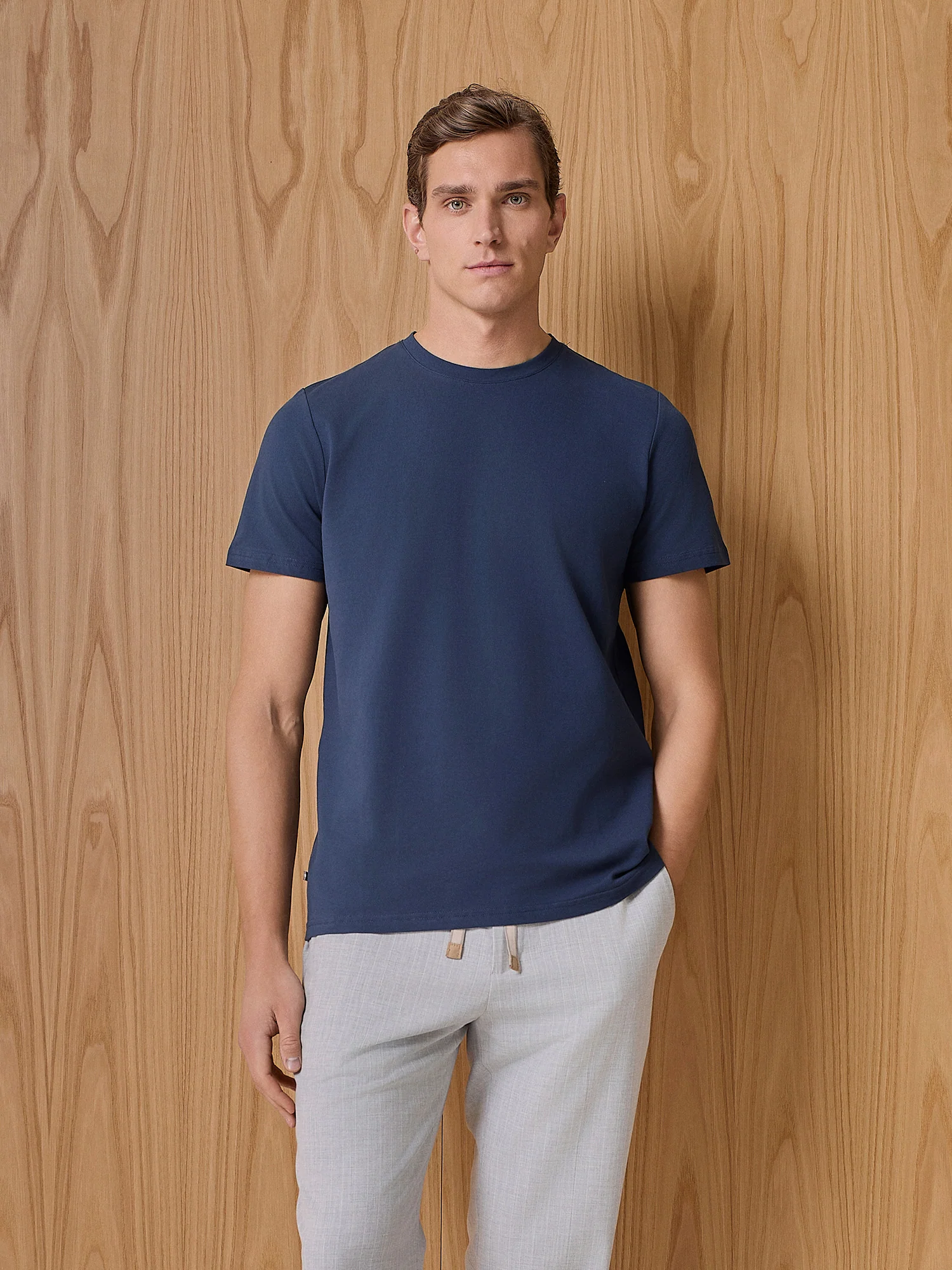 T-shirt piquet navy