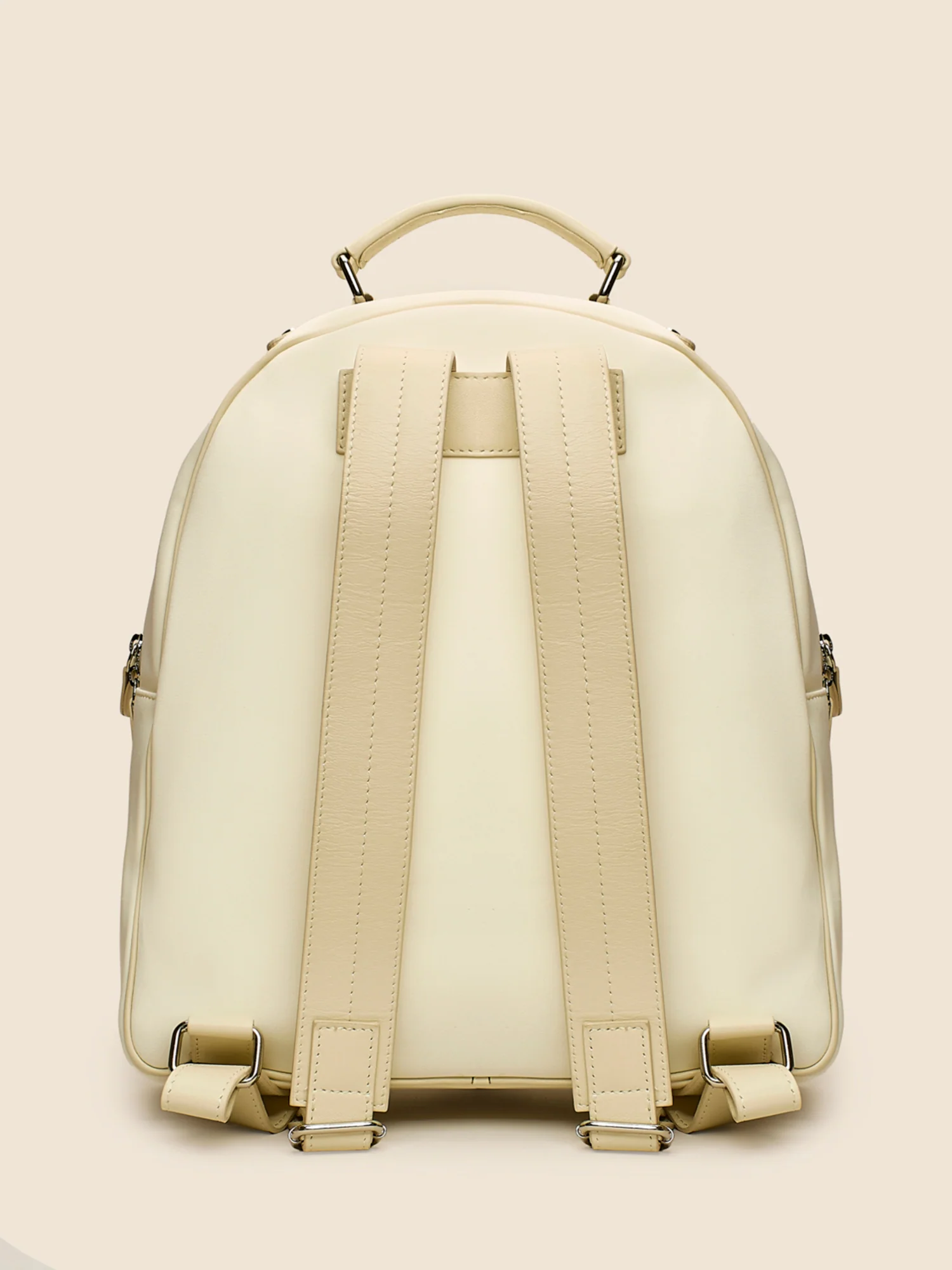 Zaino in tessuto tecnico off-white - Image 3
